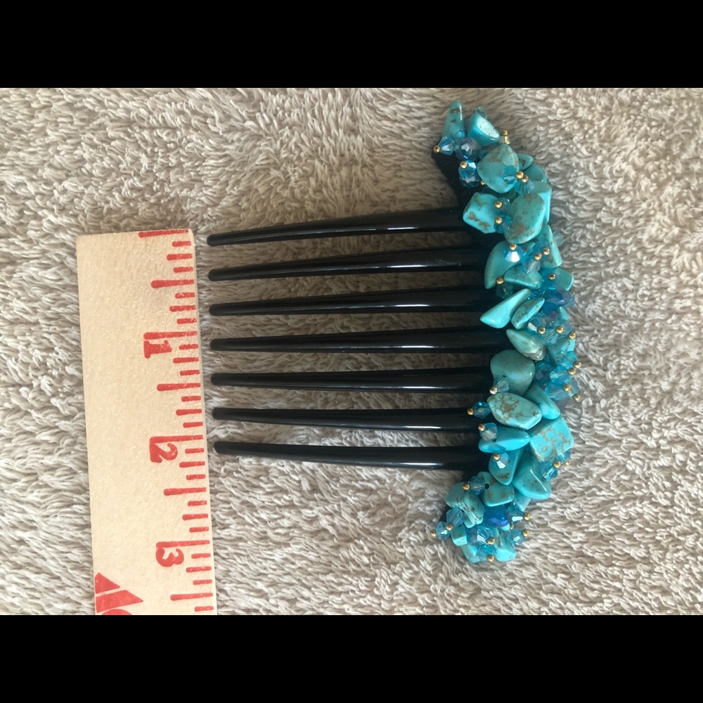 Turquoise Hair Comb